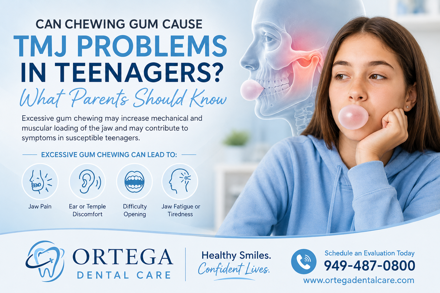 Can Chewing Gum Cause TMJ Problems In Teenagers? What Parents Should Know