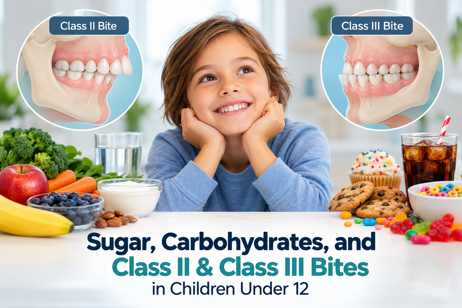 Sugar, Carbohydrates, And Class II &#   ; Class III Bites In Children Under